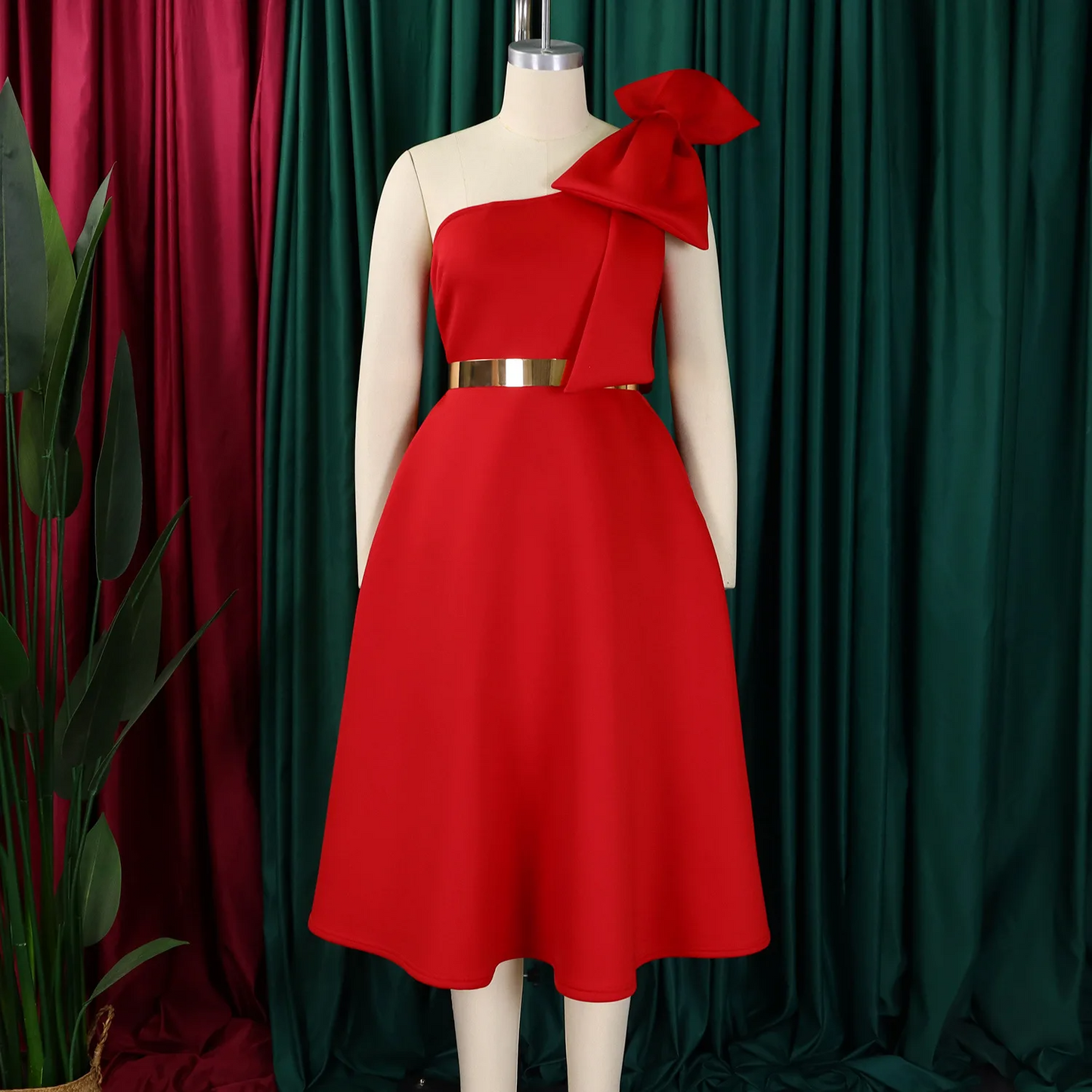 Midnight Bow Elegance Dress Elegance Crate