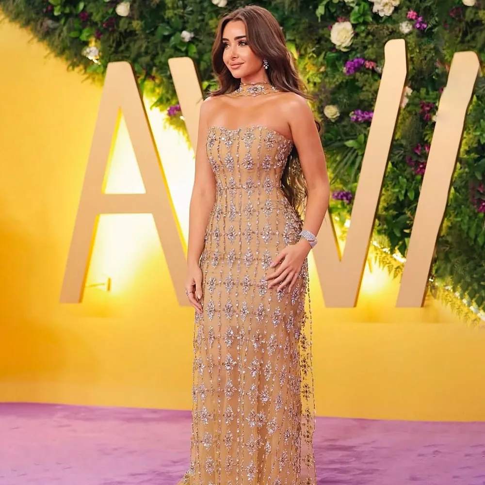 Golden Starlight Gown Gold