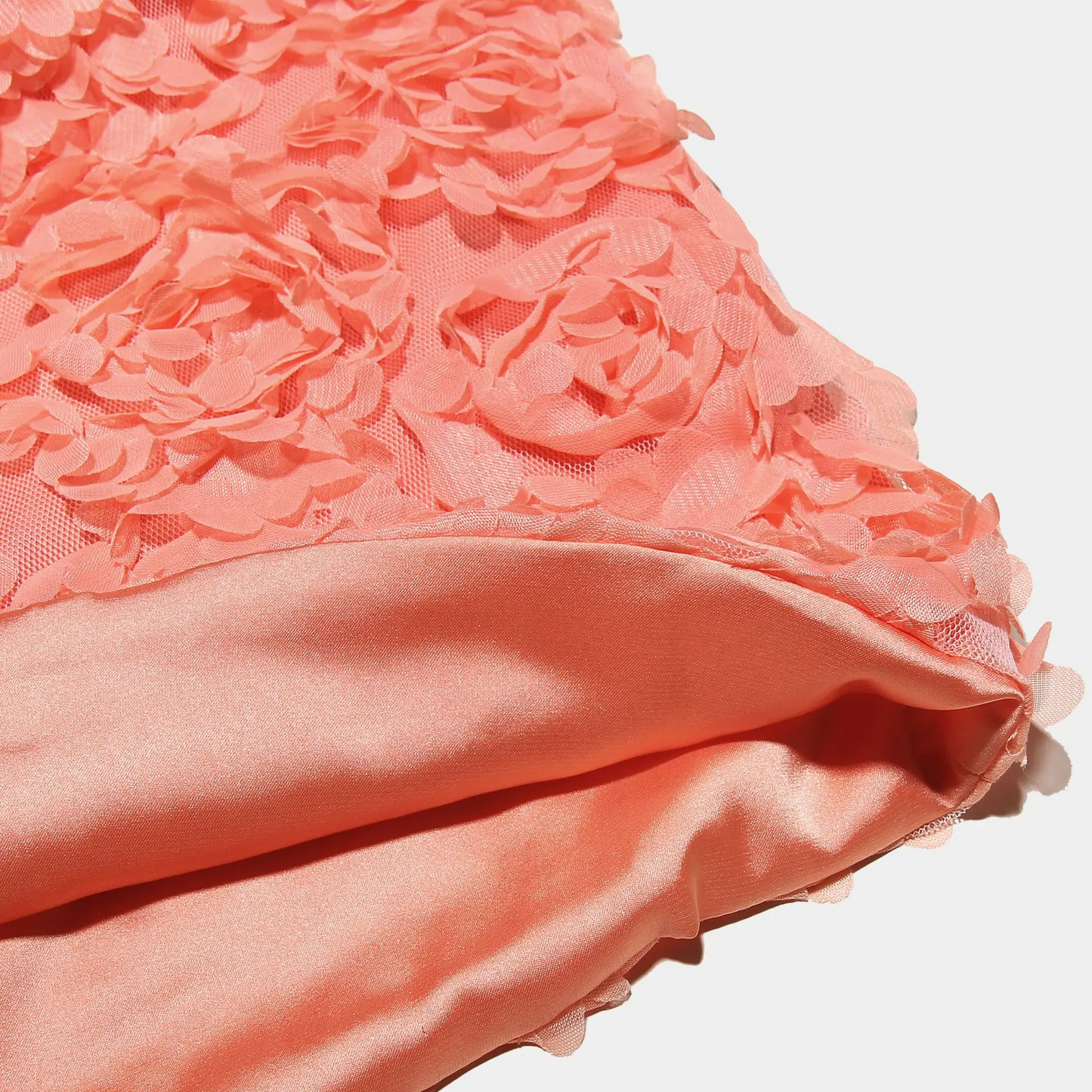 Floral Dress - Sensual Peach Elegance Crate