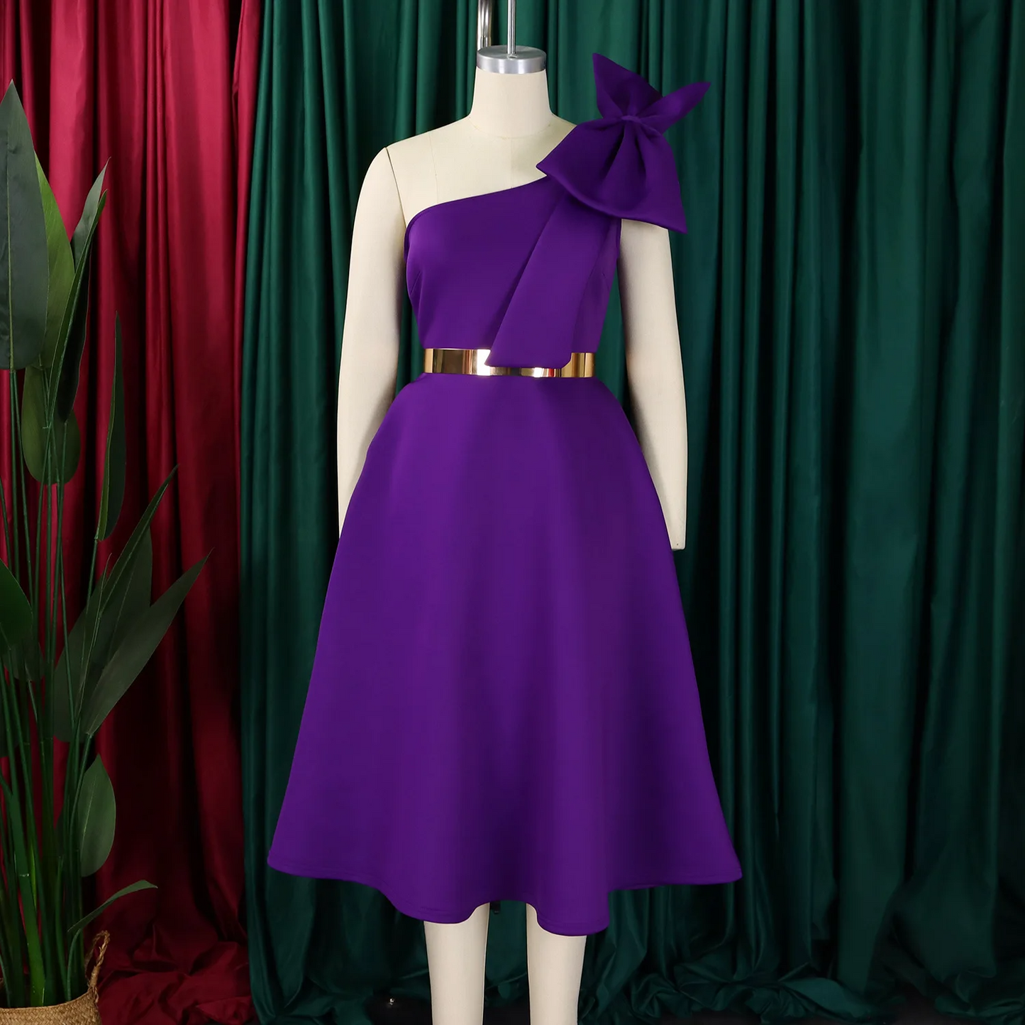 Midnight Bow Elegance Dress Elegance Crate