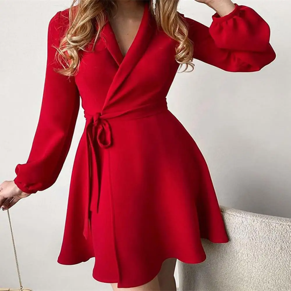Wrap Dress Red