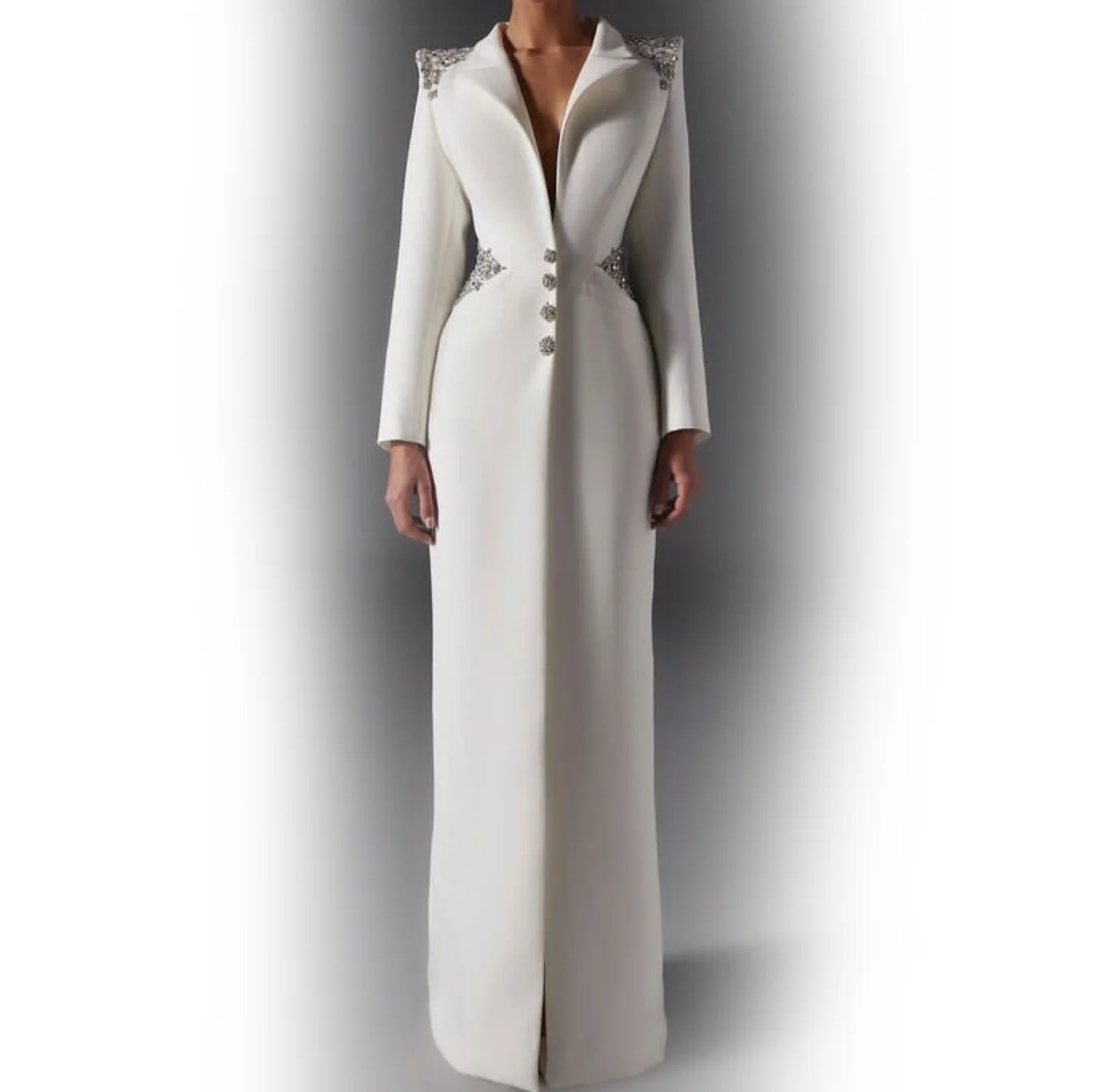Royal Grace Embellished Gown Elegance Crate