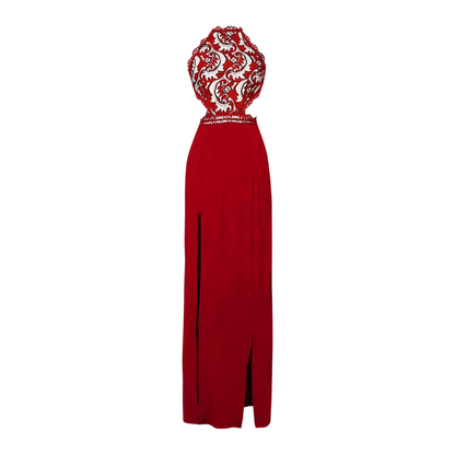 Scarlet Temptation Lace Gown Elegance Crate
