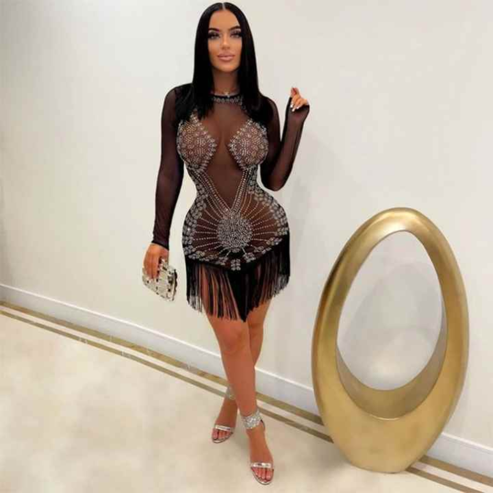 Velvet Bodycon Dress Elegance Crate
