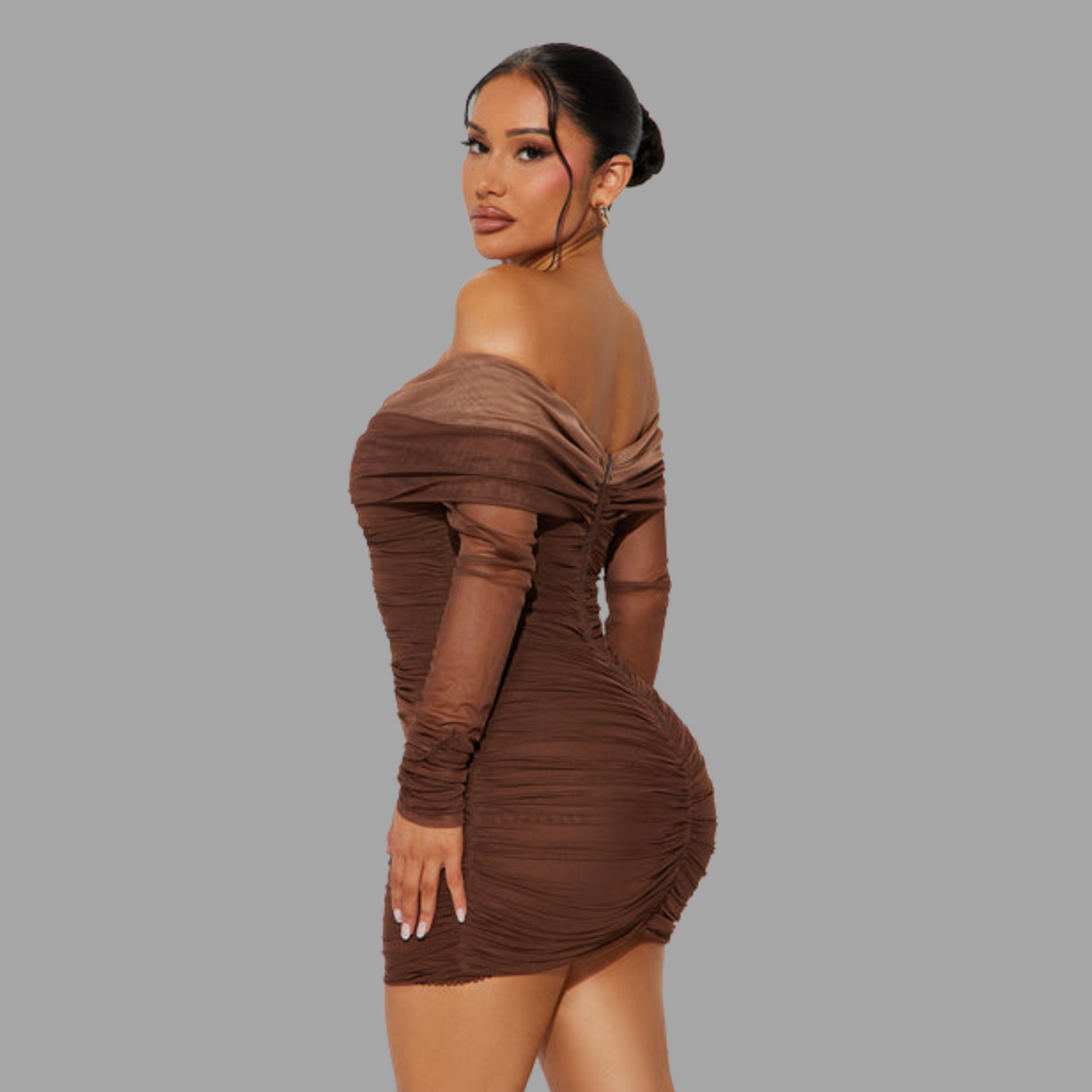 Mocha Muse Dress Elegance Crate
