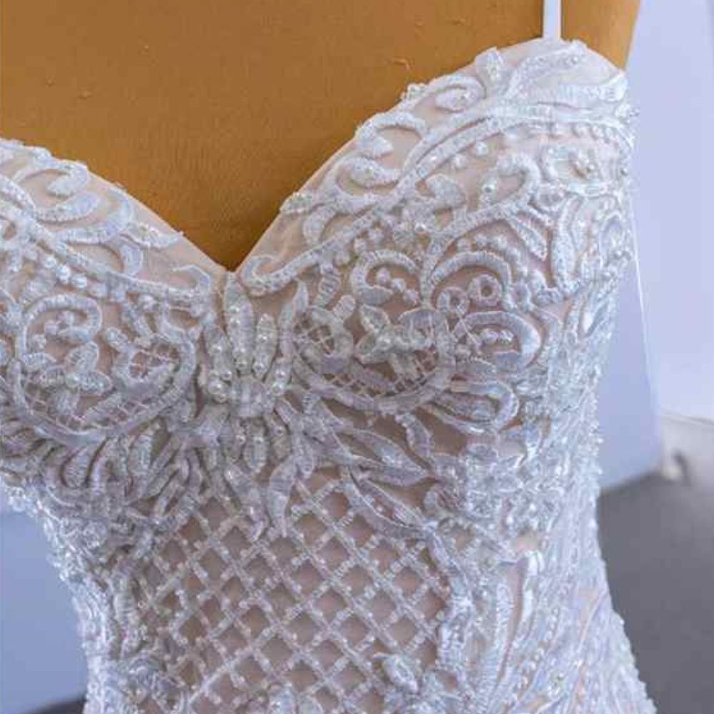 Lady Mermaid Wedding Dress Luxury Elegance Crate