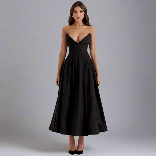 Sexy O-Neck Slip Grace Dress