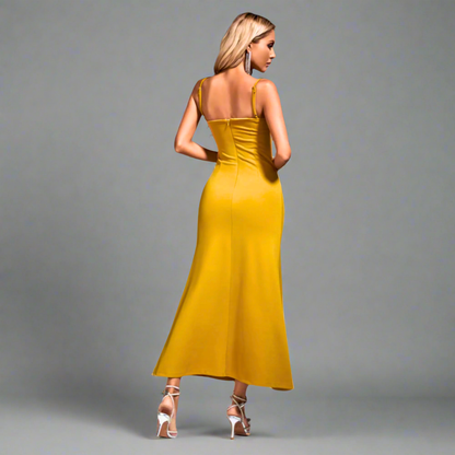 Golden Sunrise Dress Elegance Crate
