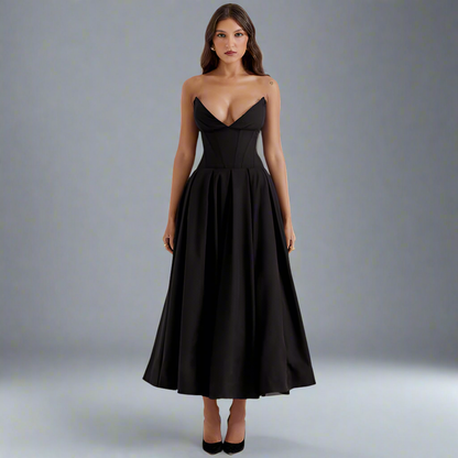 Sexy O-Neck Slip Grace Dress