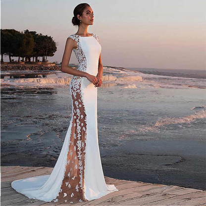 Beach Mermaid Wedding Dresses Elegance Crate