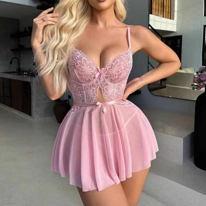 Amelia Sequin Night Dress Elegance Crate