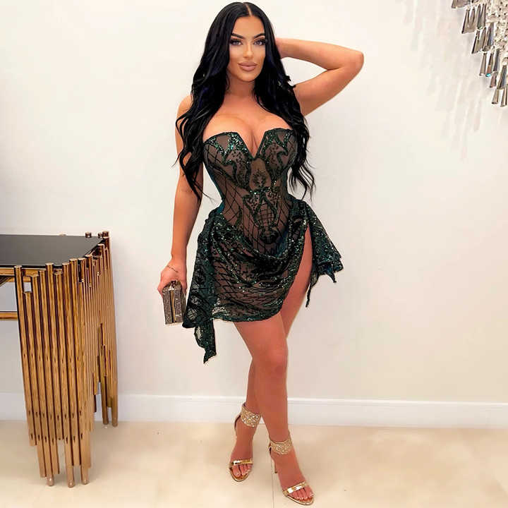 Crystal Rose Corset Dress Elegance Crate