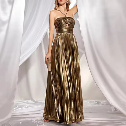 Radiance Pleated Gown Elegance Crate