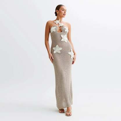 Starfish Crochet Maxi Dress Elegance Crate