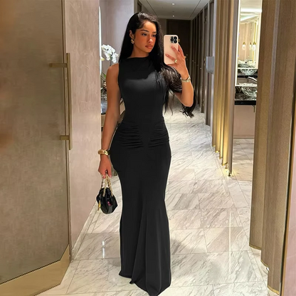 Elegant Olive Bodycon Gown Elegance Crate